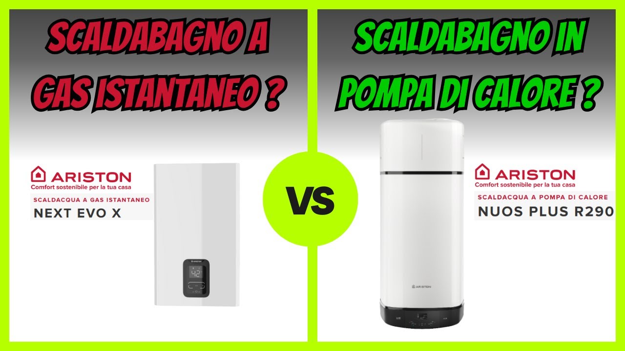 Pompa di calore per acqua calda sanitaria o scaldabagno istantaneo? quale conviene?