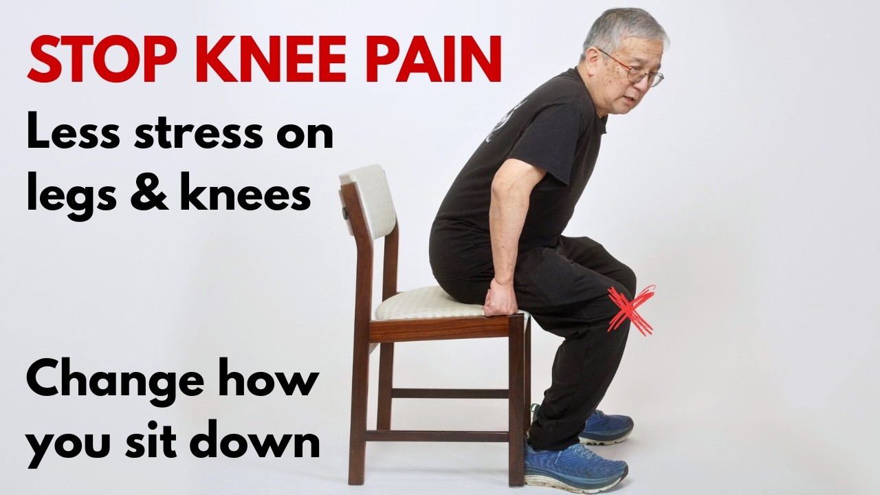 Reduce pain on knee to sit down or effort to stand up: Guide for seniors and caregivers