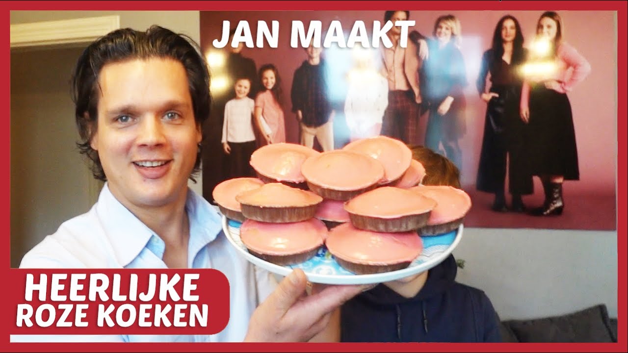 ZO MAAK JE HEERLIJKE ROZE KOEKEN VOOR IN HUIS!! - #56