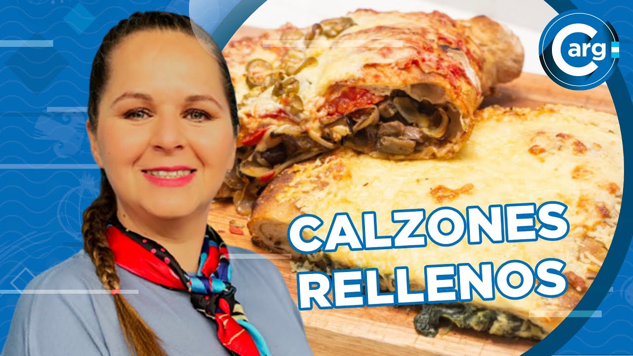 CÓMO HAGO CALZONE CON DOS RELLENOS