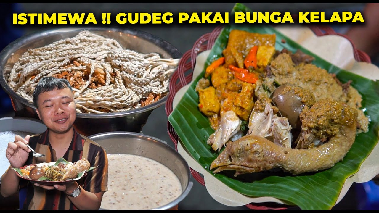 NUNGGU 6 JAM DEMI SEPIRING GUDEG BUNGA KELAPA... GUDEG MANGGAR BU TJONDRO, #kulinerjogja