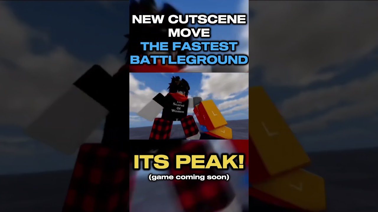 NEW CUTSCENE MOVE ! (The Fastest Battleground) #roblox #leaks #tsb #battleground #anime #sonic