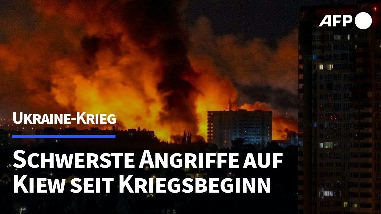 Schwerste russische Angriffe auf Kiew seit Kriegsbeginn | AFP