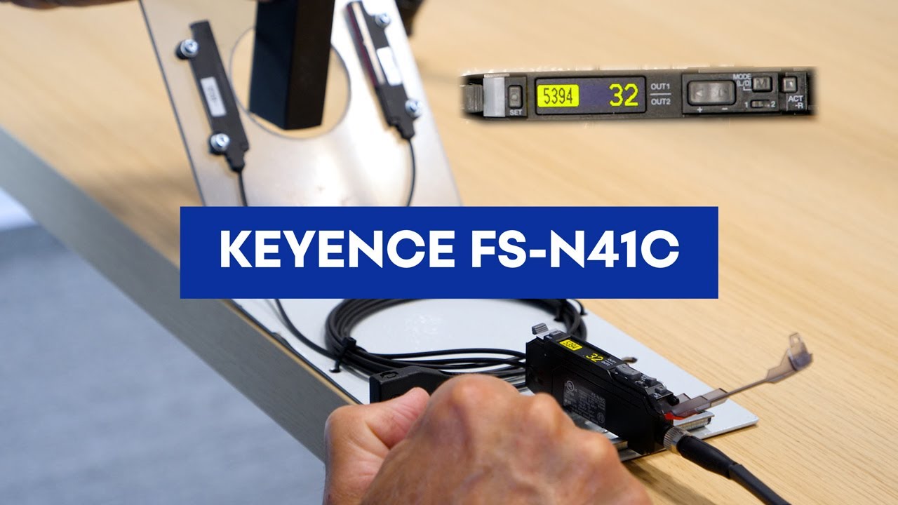Keyence FS-N41C - nastavenie snímača