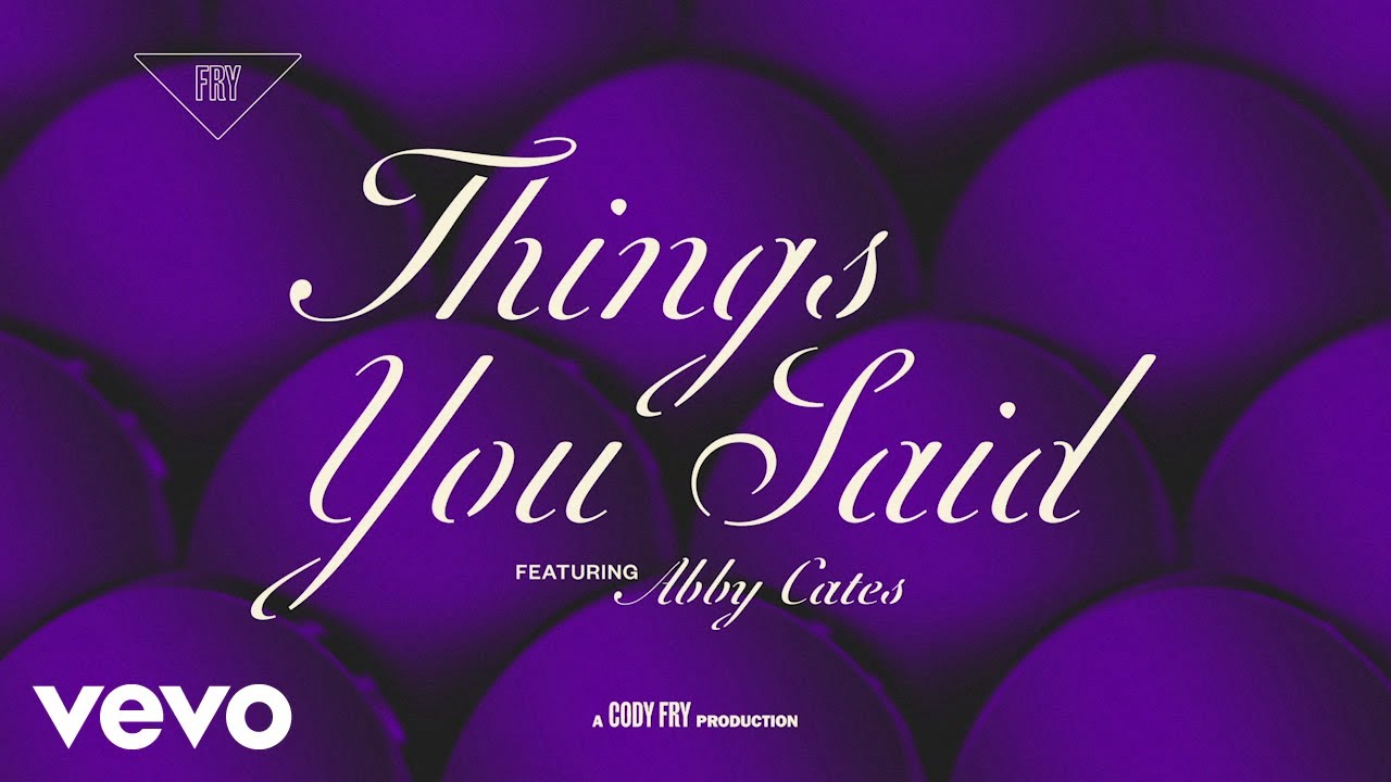 Cody Fry - Things You Said (Visualizer) ft. Abby Cates