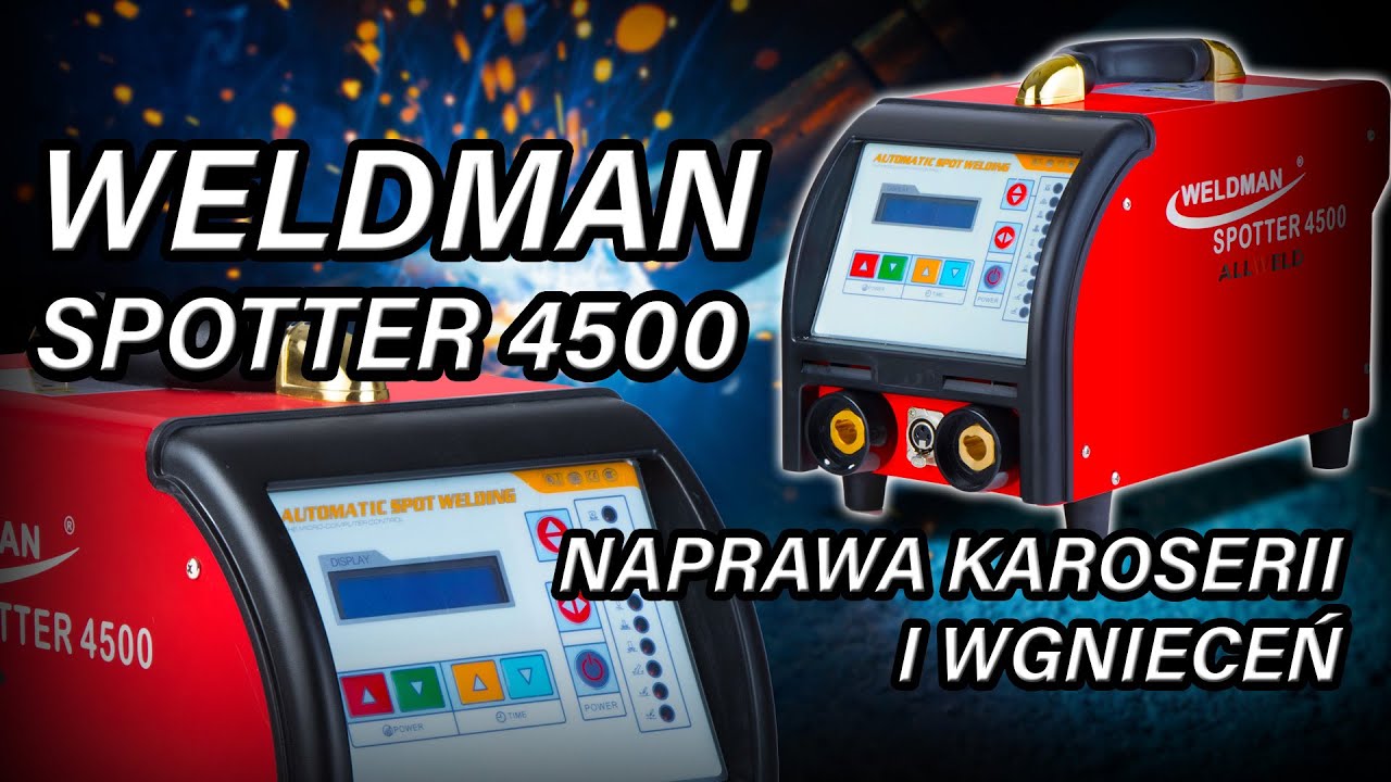 Instrukcja Użytkowania Weldman 4500 Spotter do Karoserii Samochodowej - Naprawa Wgnieceń Blachy