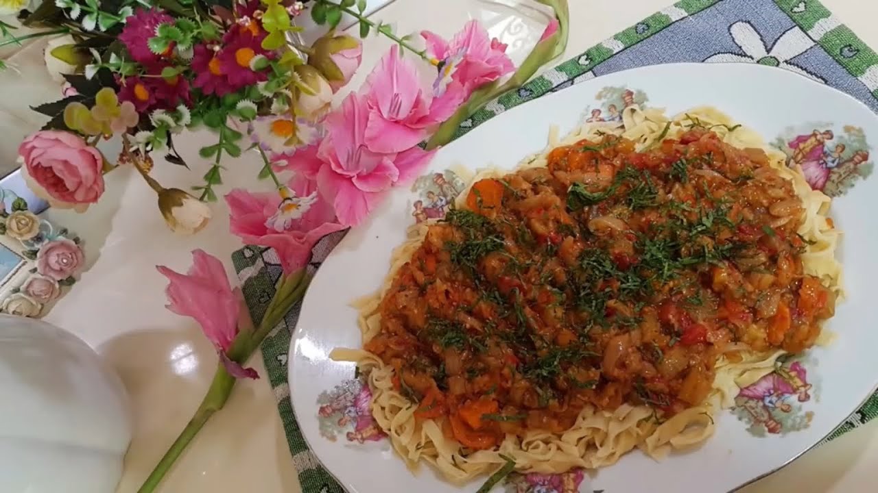 Ghiveci de Vinete cu Paste de Casă de la Bunica Nataliei 🍁 | Rețeta Foarte Delicioasă de Casă 🍂