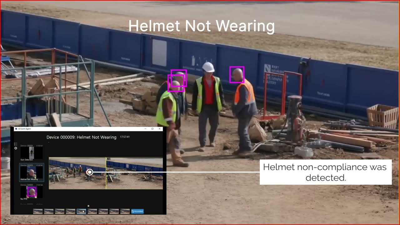 Hybrid AI Helmet Not Wearing