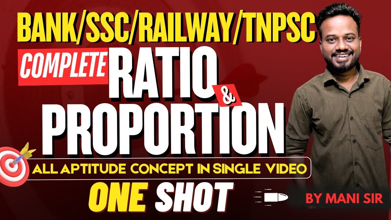 🎯Crack Any Exam with This Ratio & Proportion ONE SHOT 🔥| 100% Concept + Tricks | 🚀Aptitude Booster✅