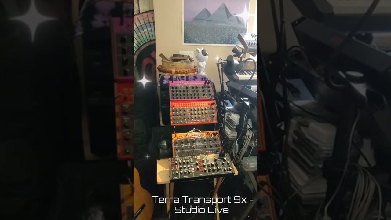 Terra Transport 9x - Ambient Generative Sequence and Modulation. Studio Rehearsals #1