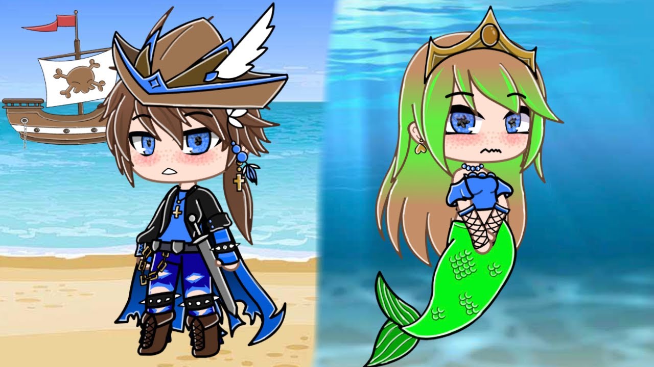 Pirate and mermaid / Gacha club mini movie
