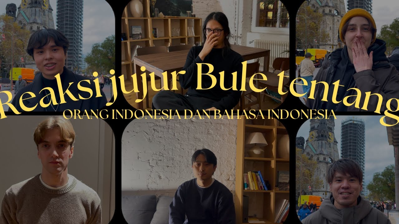 Reaksi Bule di Jerman tentang orang & bahasa Indo | Jujur Banget!