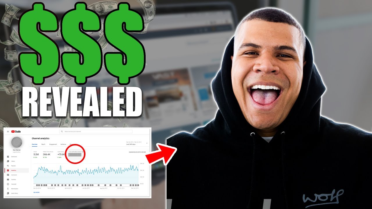 Delving Into WolfieRaps' YouTube Earnings (The inside story) (Updated)