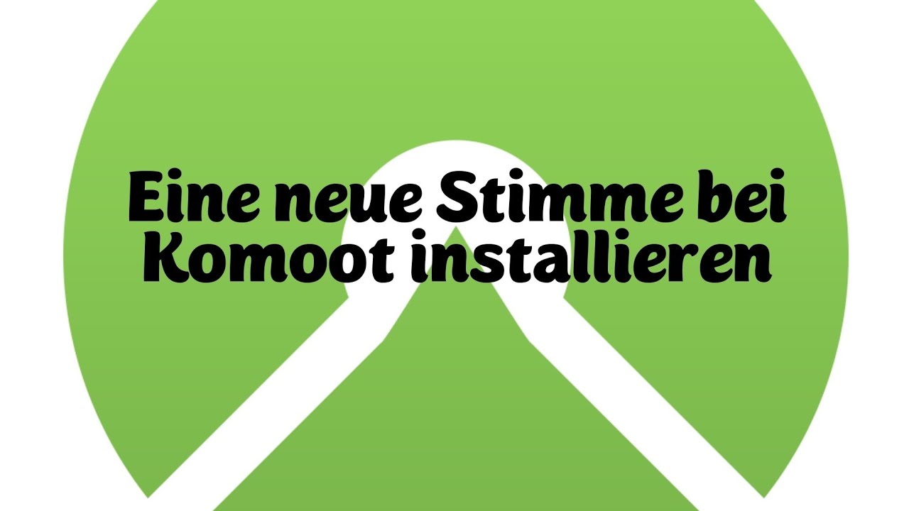 Neue Navigationsstimme bei Komoot installieren