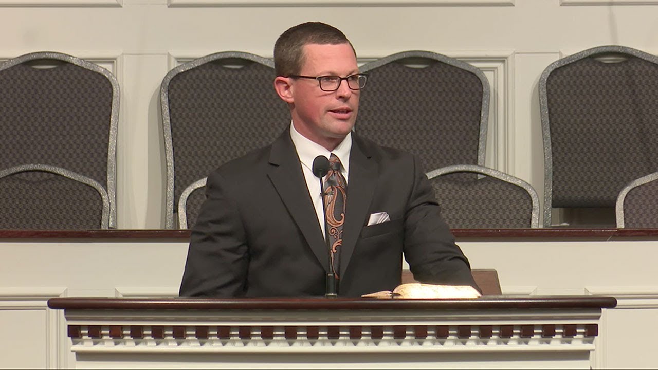 Bro. Justin Cooper preaching 