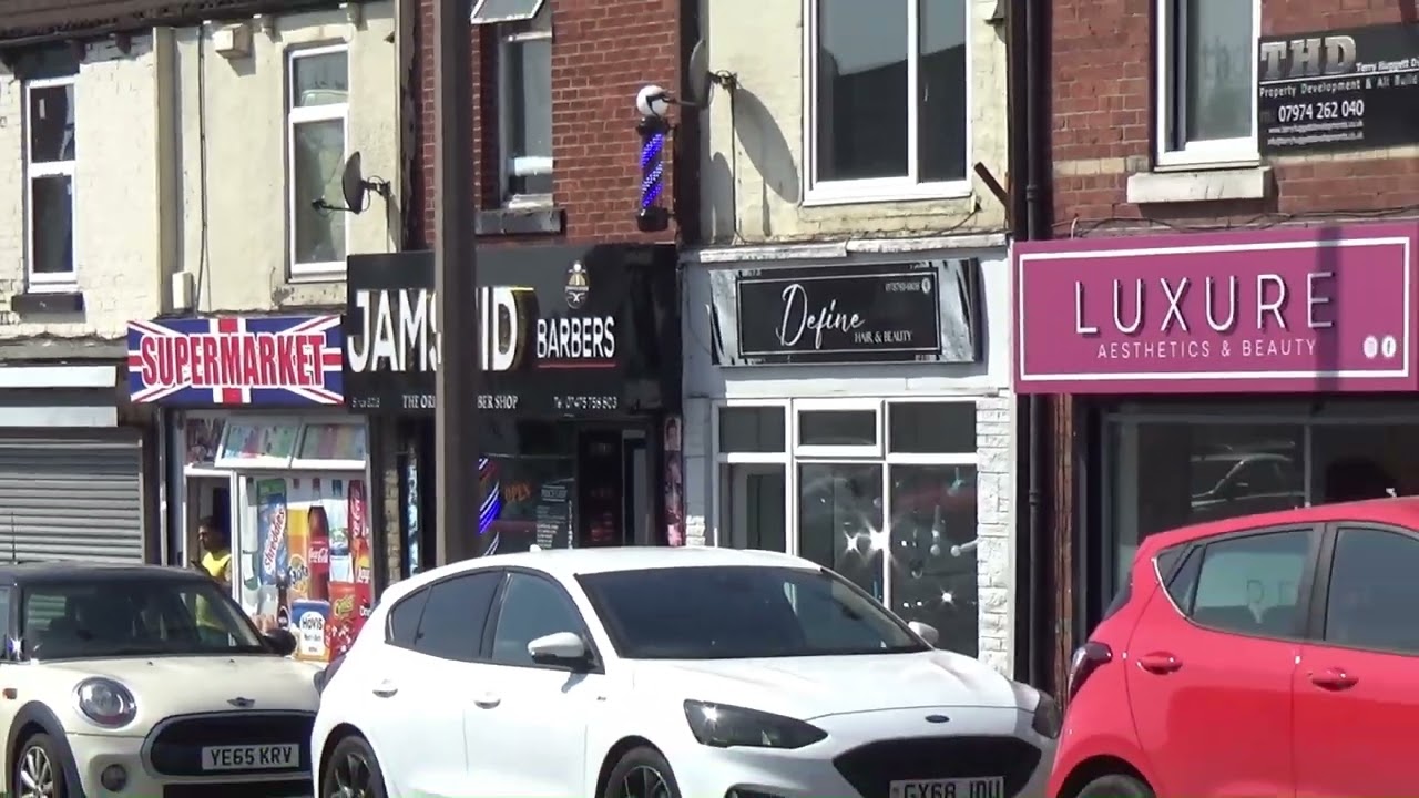 Mexborough High St town centre Doncaster very rundown but great potential money laundering or what?