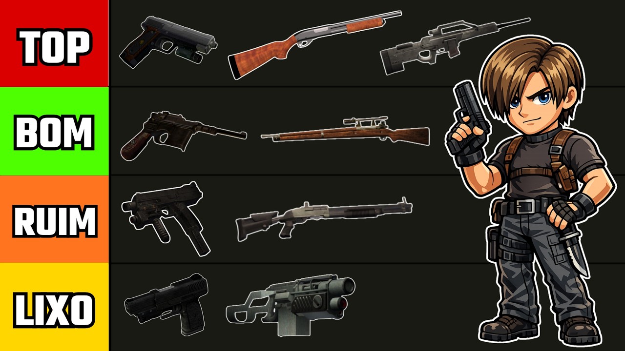 AVALIANDO Todas as Armas de Resident Evil 4 Clássico