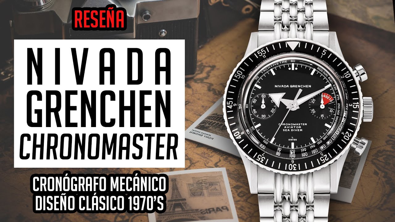 Reseña NIVADA CHRONOMASTER: Un Clásico Resucita de Entre los Muertos - Cronógrafo Vintage
