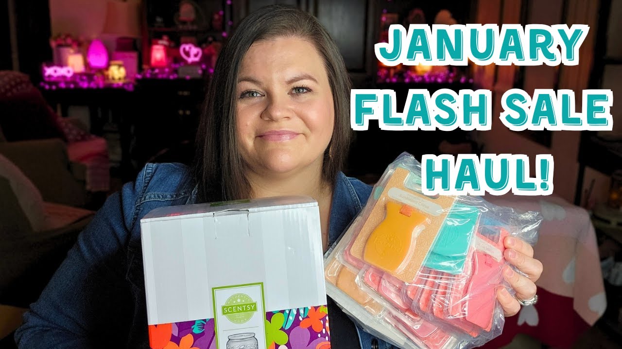 January Flash Sale Haul 2025! #scentsy #waxcommunity #fragrance #haul #unboxing #waxmelts