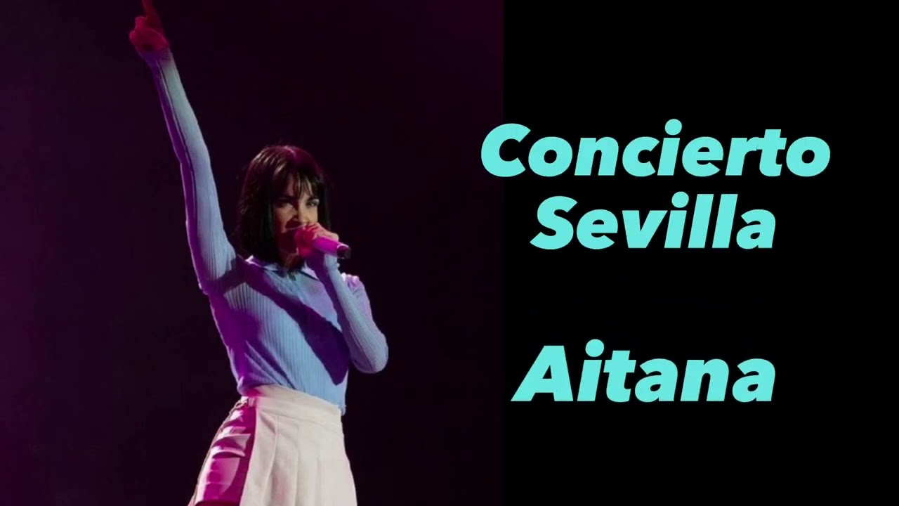Aitana - Concierto Sevilla - Alpha Tour.  #aitana #alpha #concierto #tour