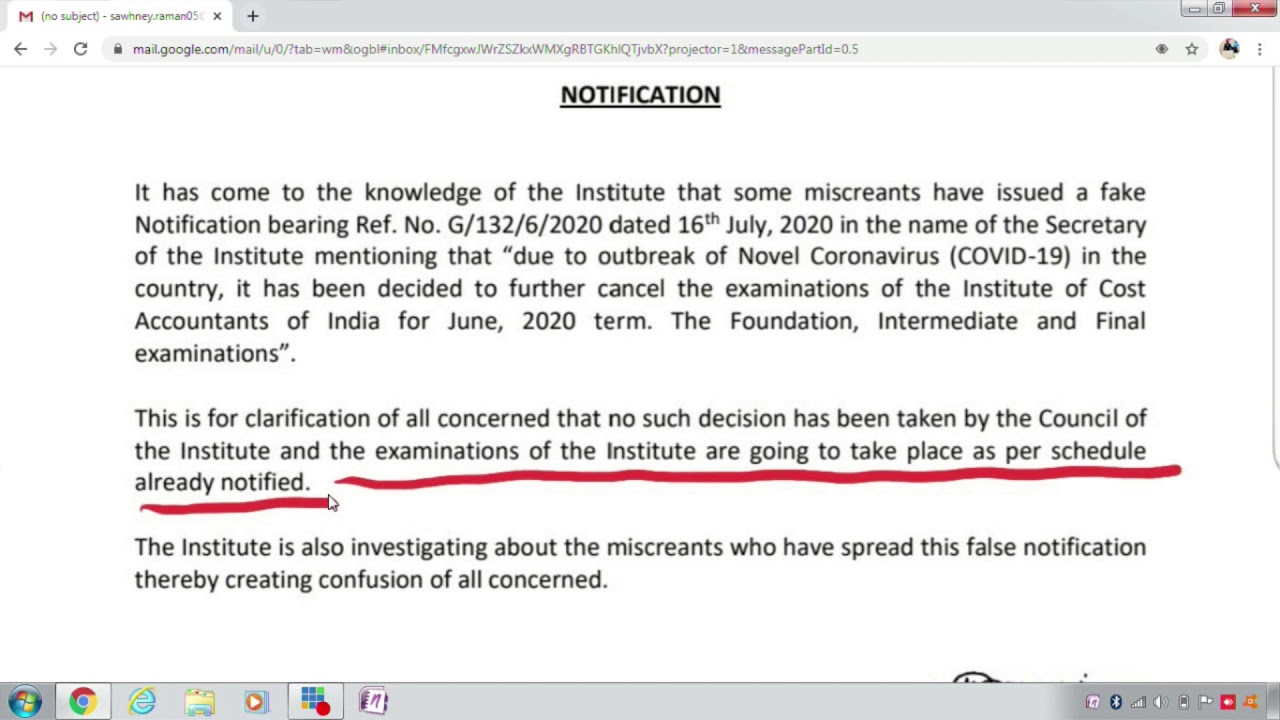 FINALLY CS EXAMS CANCELLED BUT WHAT ABOUT CMA EXAMS?