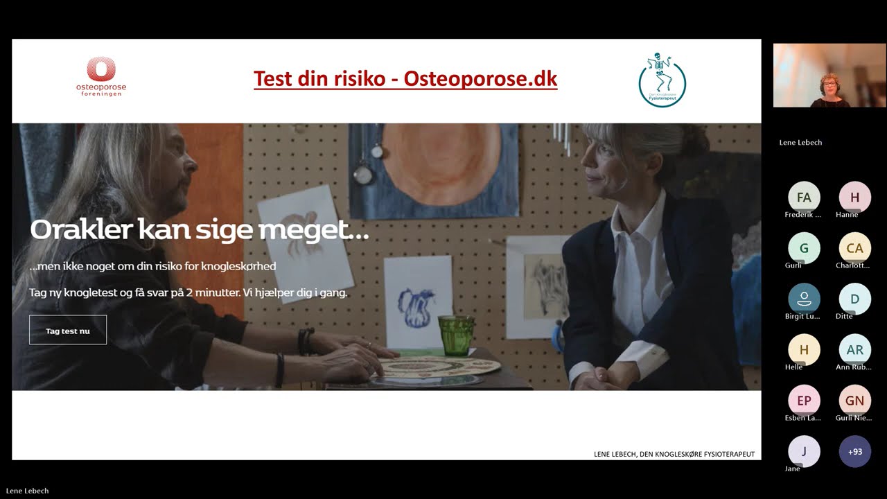 Åben Rådgivning: Gigt, knogleskørhed og træning