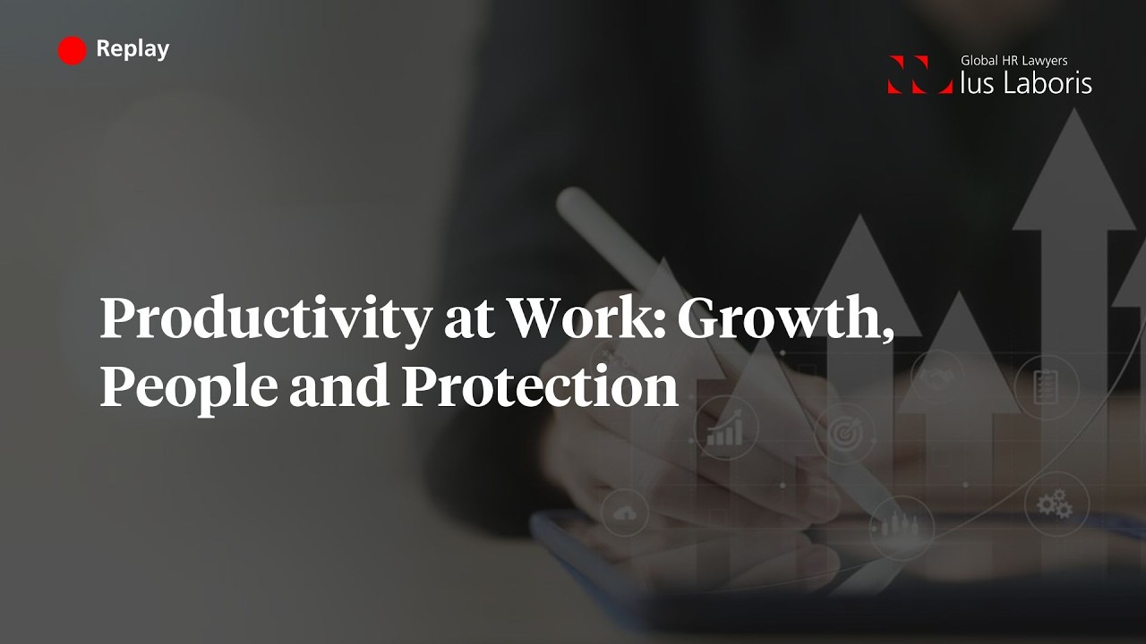 Productivity at Work: Growth, People and ProtectionProductivity webinar recording