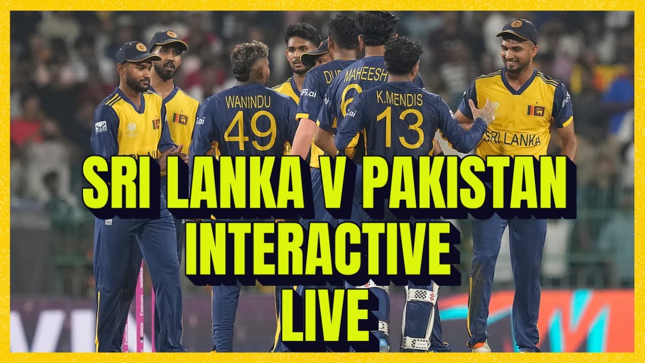 REACTION: Sri Lanka V Pakistan - Interactive