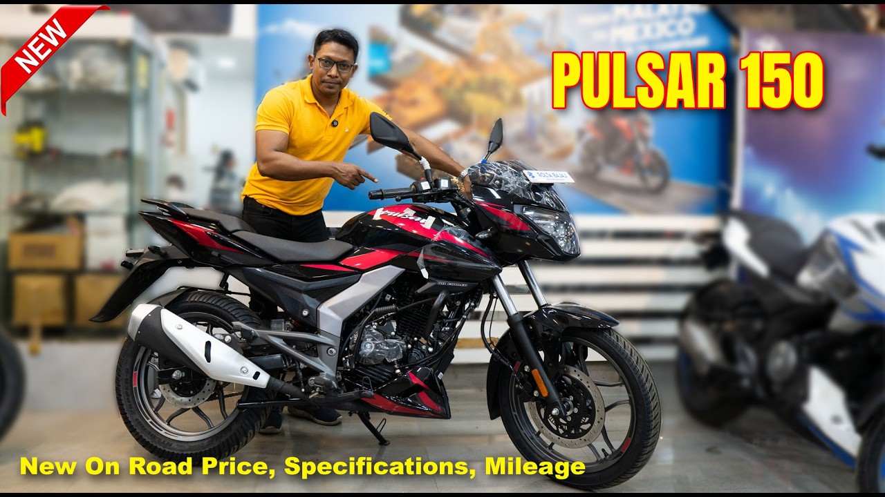 All New Pulsar 150, With New Engine TFT Meter, Suspension and New Look, On Road Price Mileage
