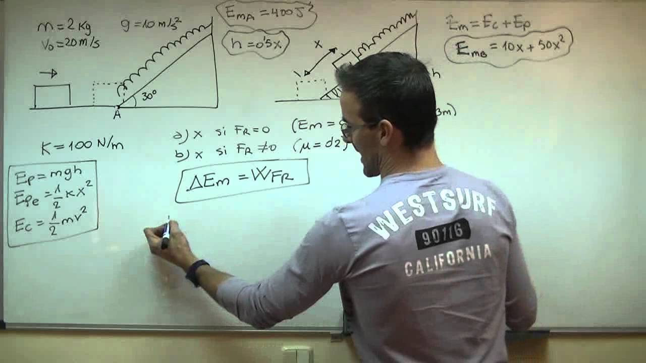 FISICA - Dinamica 03 SECUNDARIA (4ºESO) energia cinetica potencial mecanica