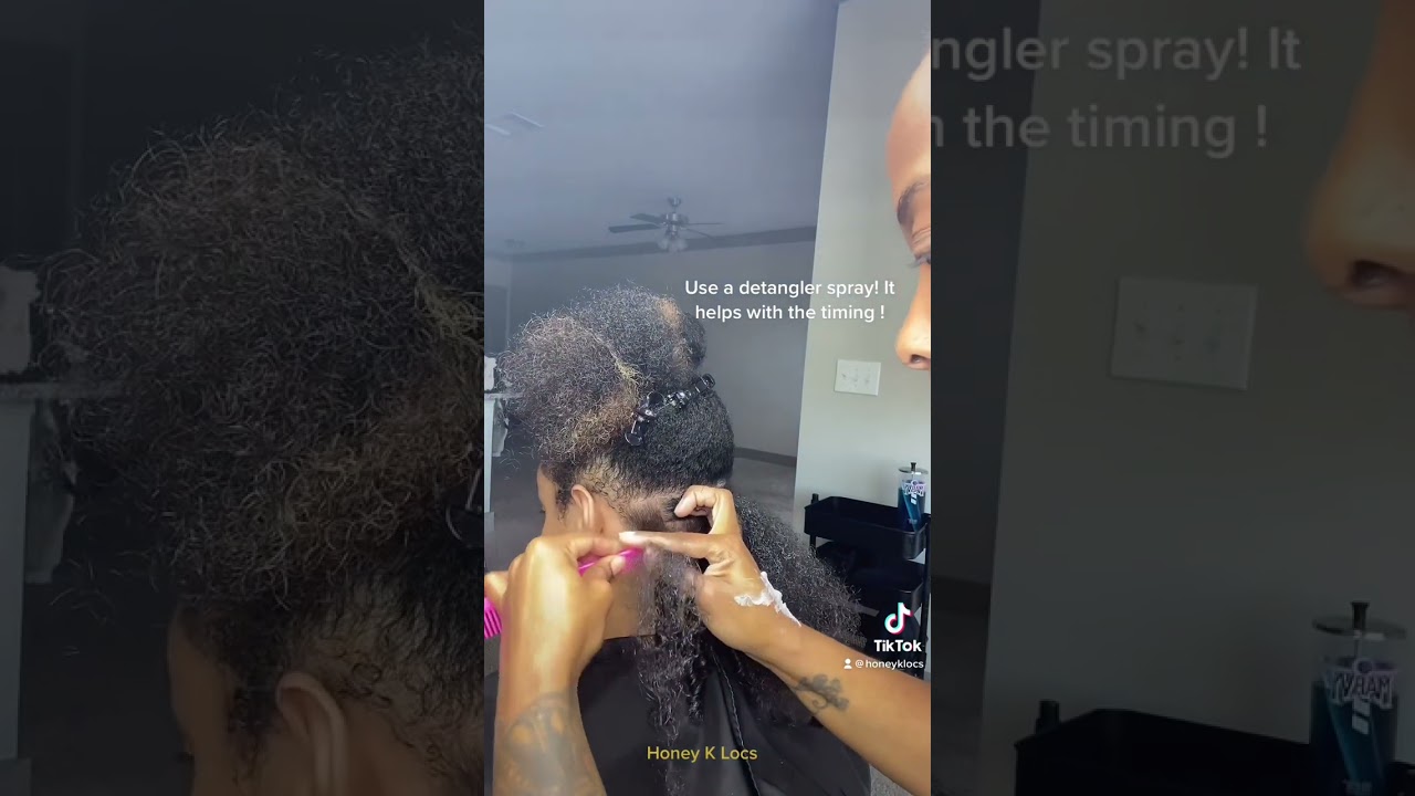 Starter Locs on Long hair!