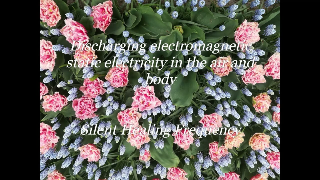 Discharging electromagnetic static electricity in de air and body Silent Healing frequency