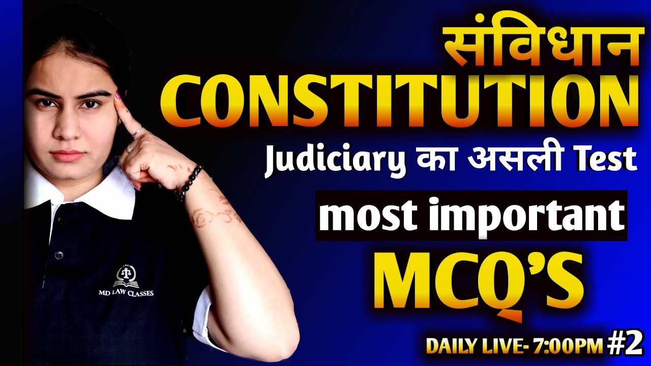 INDIAN CONSTITUTION TOP 40 MCQS - PART 3