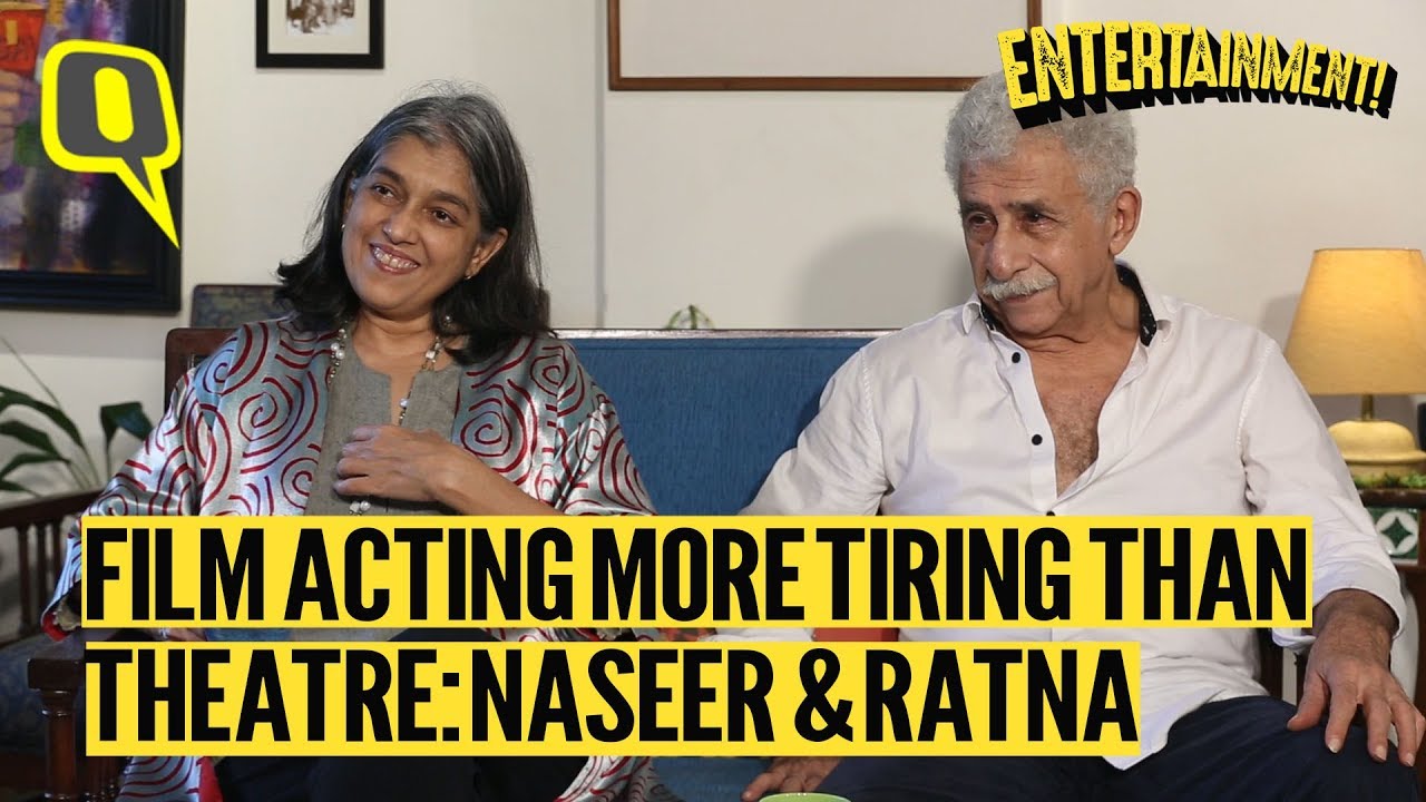 Films Don't Challenge You the Way Theatre Does: Naseeruddin Shah and Ratna Pathak Shah | The Quint