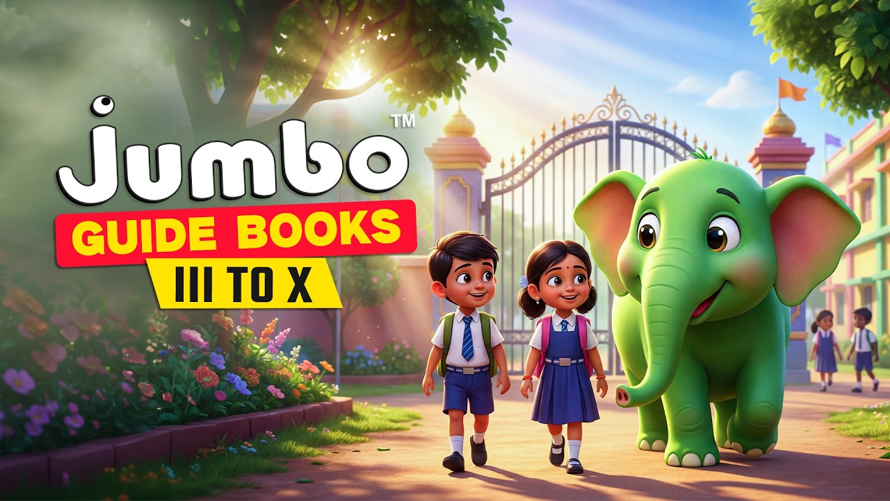 Jumbo Guide Books 🐘📚 Classes 3 to 10 Odisha Board | Making Study Easy & Fun!