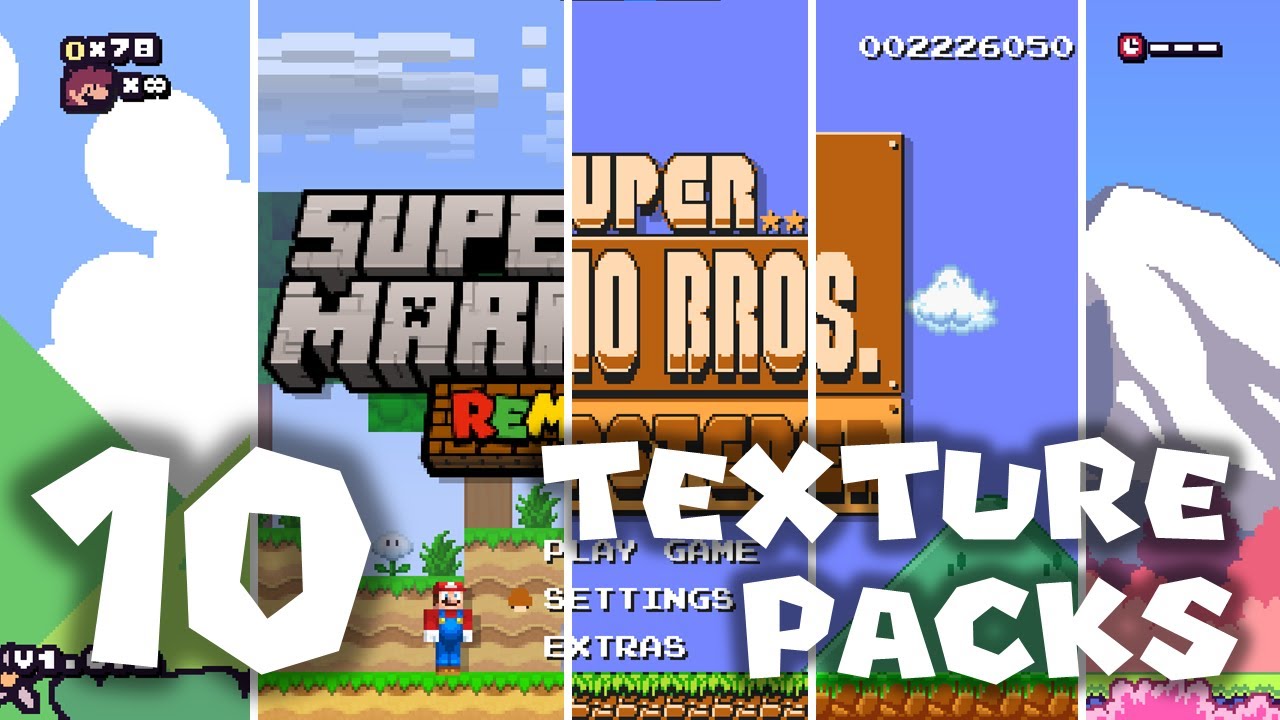 10 of the BEST Super Mario Bros. Remastered texture packs!