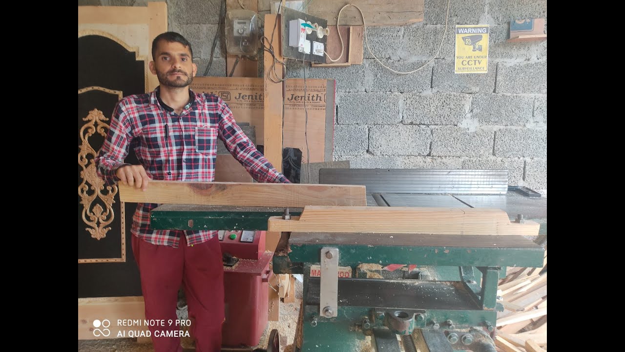 How to use wood planer machine/ Randa Machine