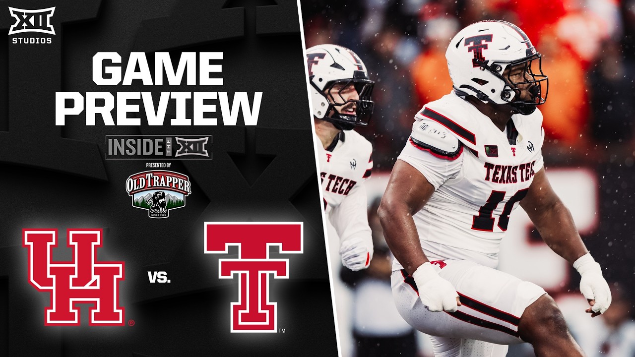 #22 Houston vs. #13 Texas Tech Preview | Inside the 12 presented by @Oldtrapper