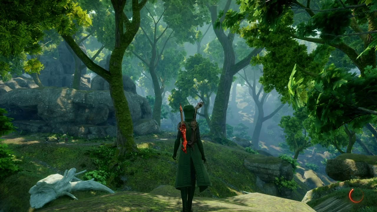 Dragon Age: Inquisition - Emerald Graves Ambiance (birds, trees, white noise, ambient music)