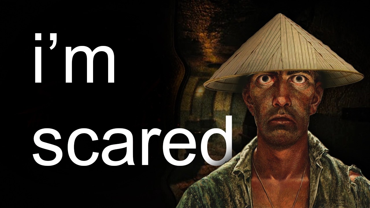 Vietnamese person plays a Vietnamese horror game.