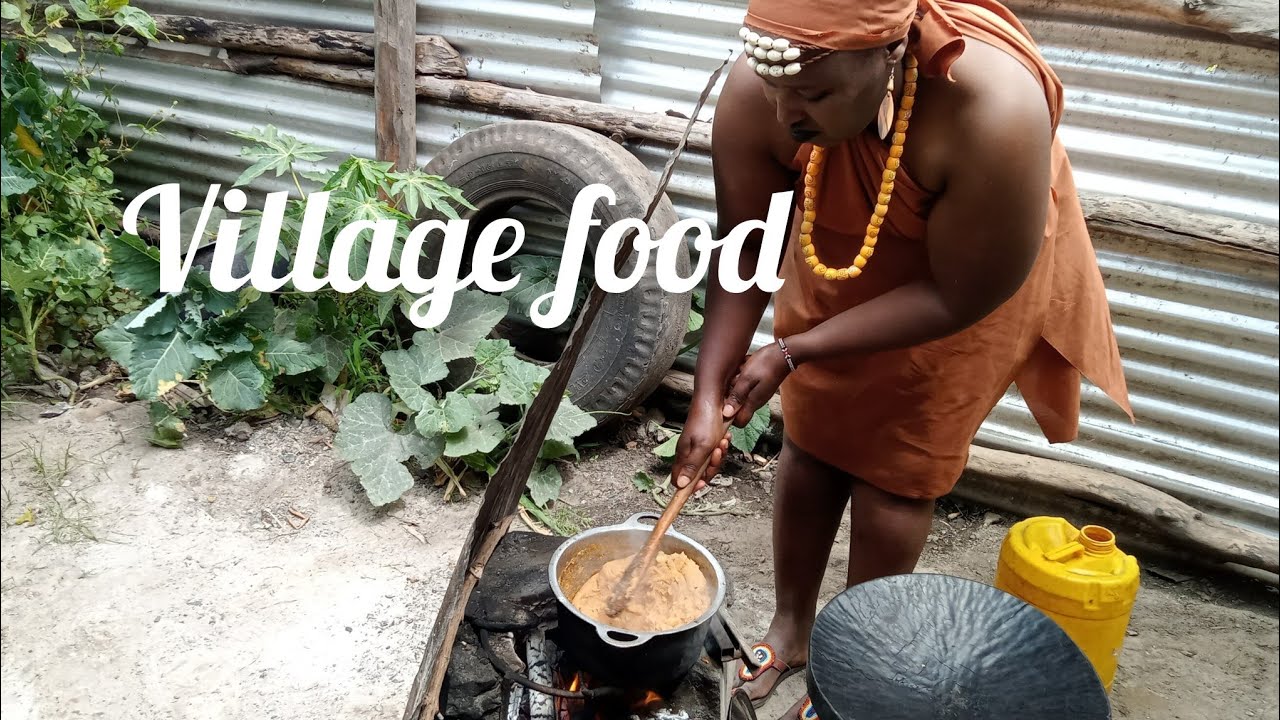 COOKING Most appetizing TRANDITIONAL VILLAGE lunch//African village life