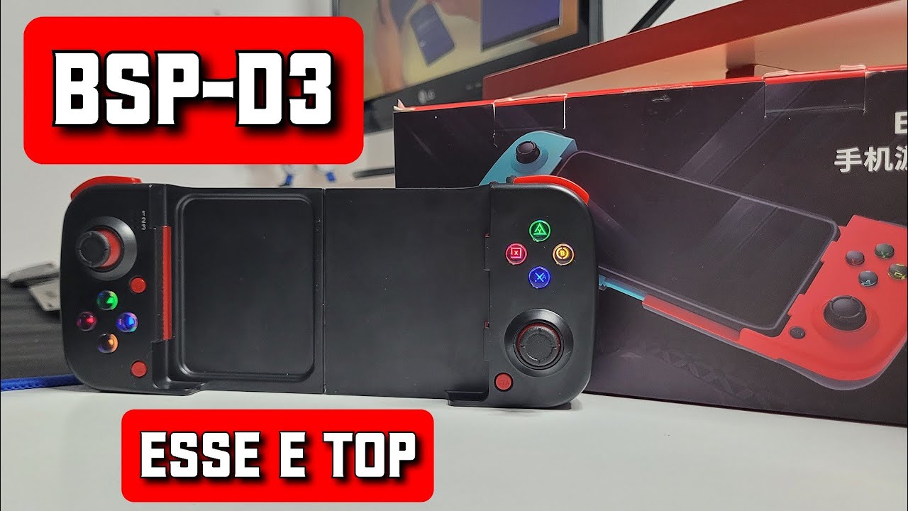 Controle BSP-D3 esse realmente funciona no Iphone (IOS) e Android. Review e primeiras impressões
