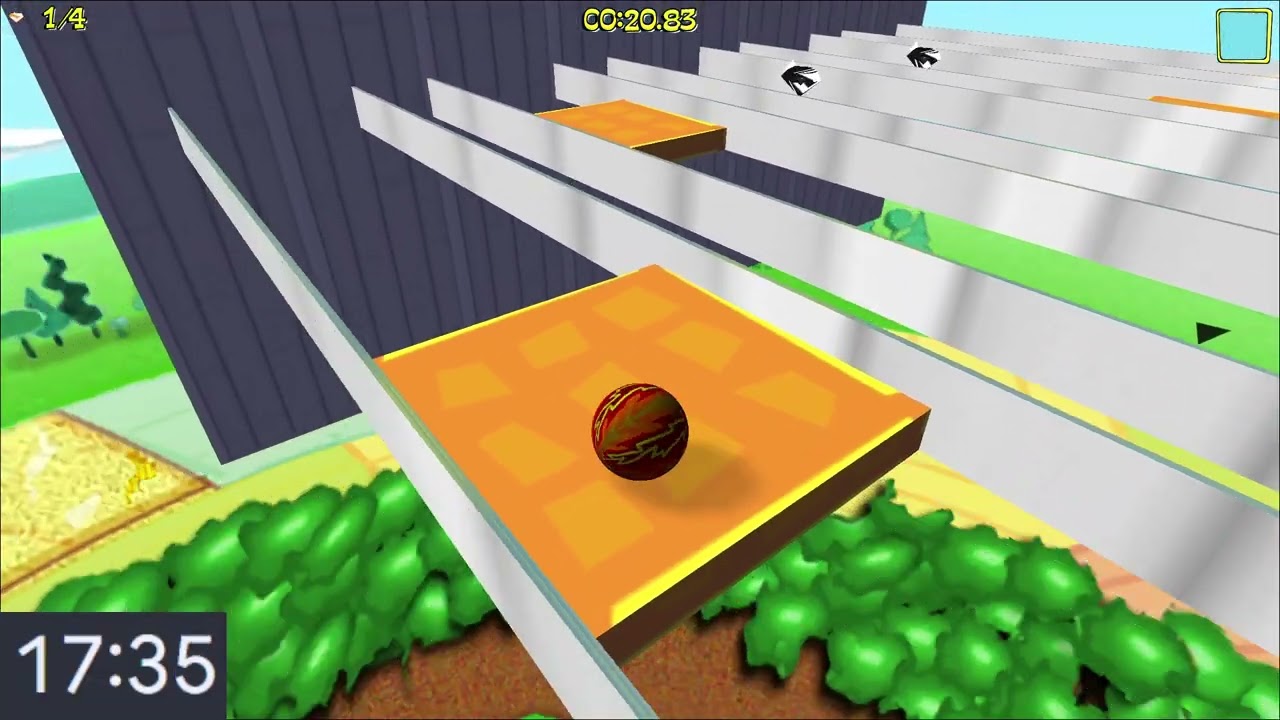 How many Marble Blast levels can I beat before the timer Runs Out?