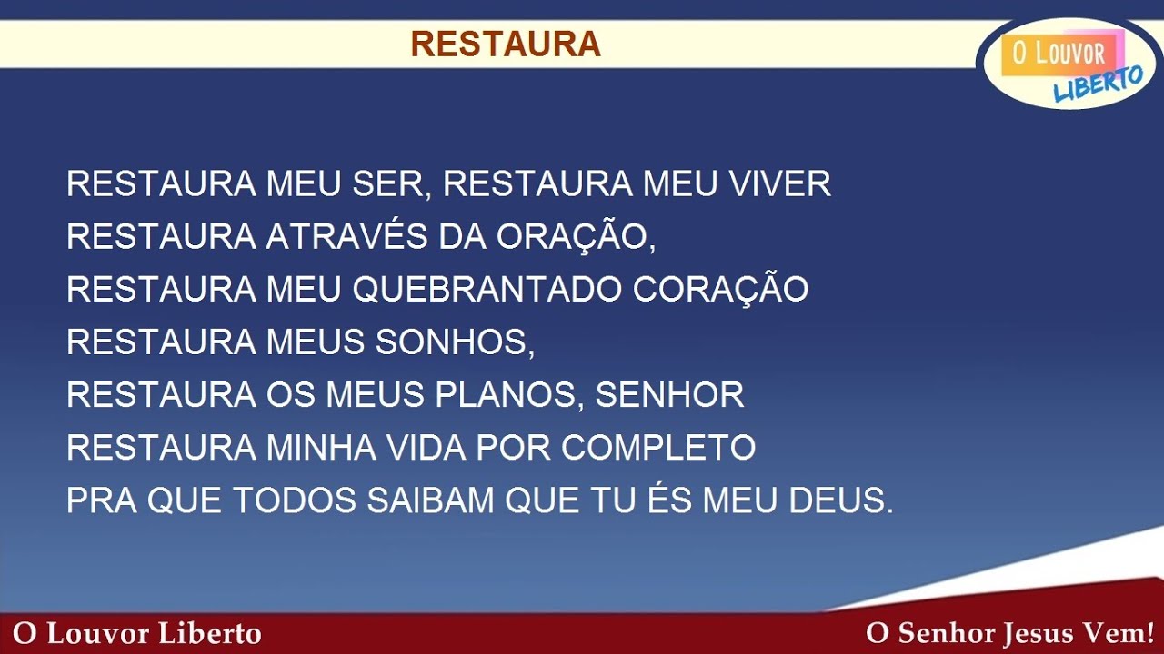 Louvor Restaura