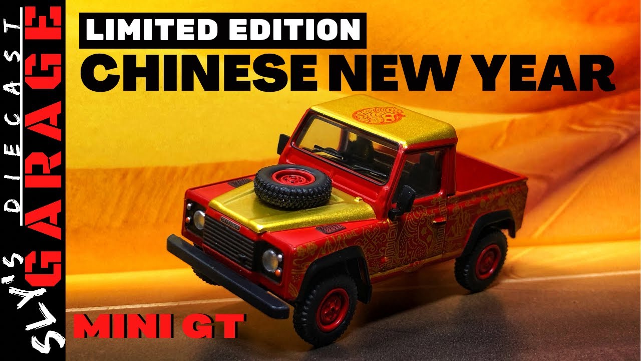 MINI GT 2022 Chinese New Year Land Rover Defender 90 Pickup | 1/64 Diecast Cars Unboxing