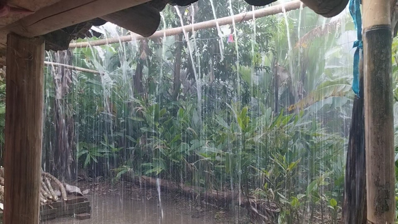 super heavy rain for a tired soul | experience the deepest sleep without any disturbance of mind