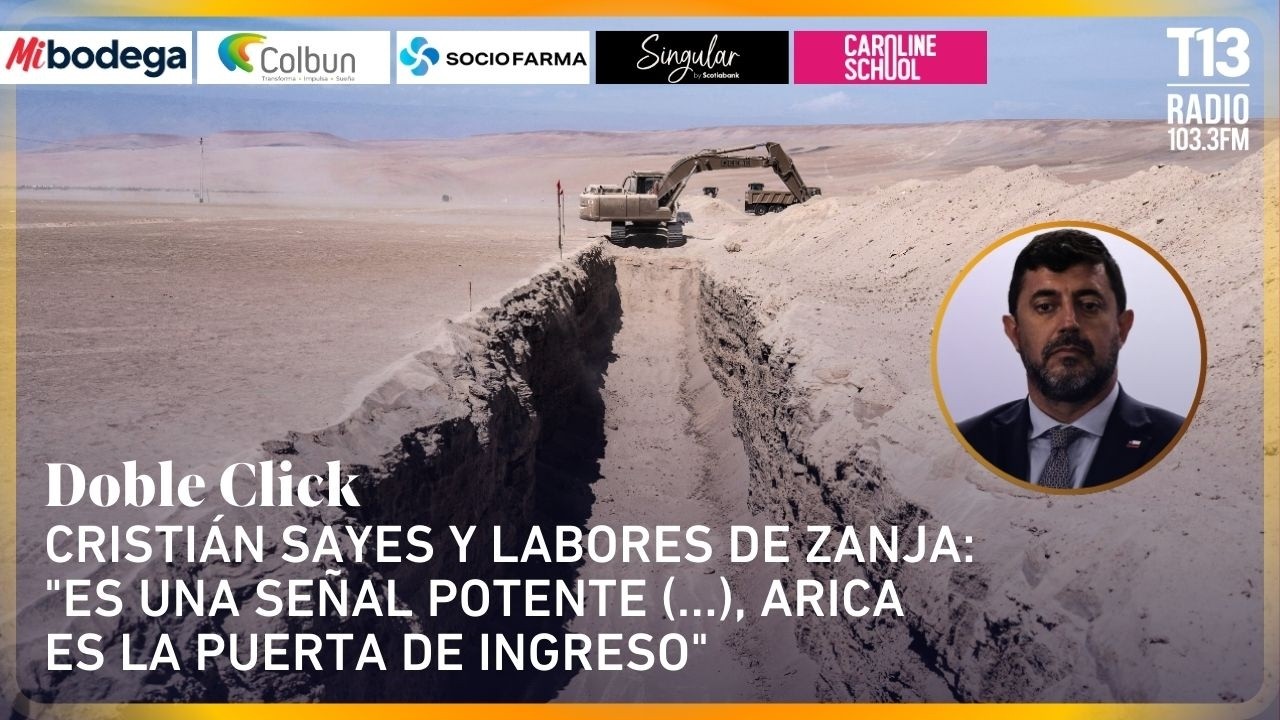 Cristián Sayes y labores de zanja: 