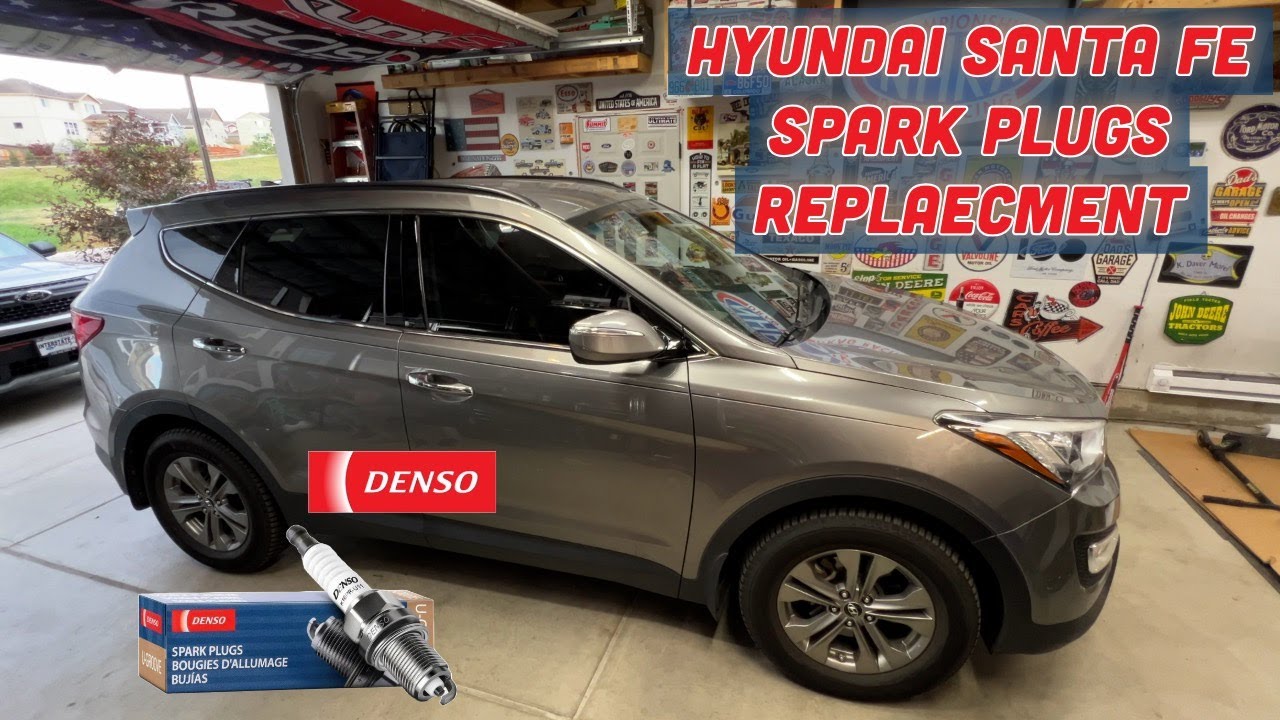 Инструкция по замене свечей зажигания Hyundai Santa Fe 2.4L