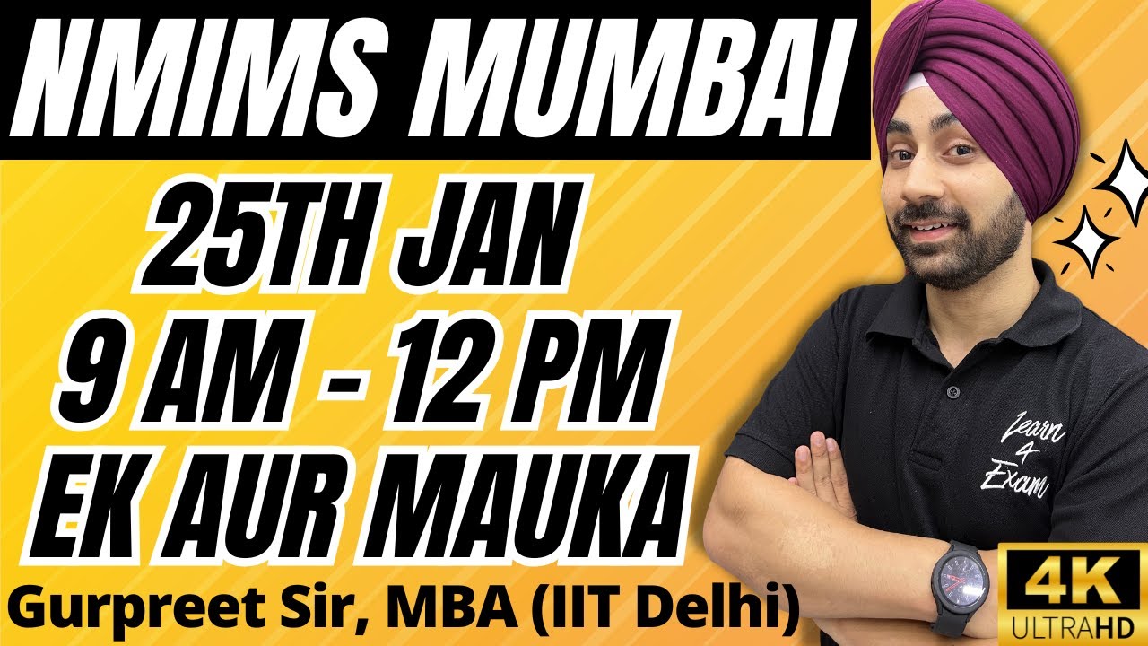 Big Update NMIMS Reopen Now | Make Sure Ab Miss MAT KARNA | 25th Jan 9 AM - 12 PM