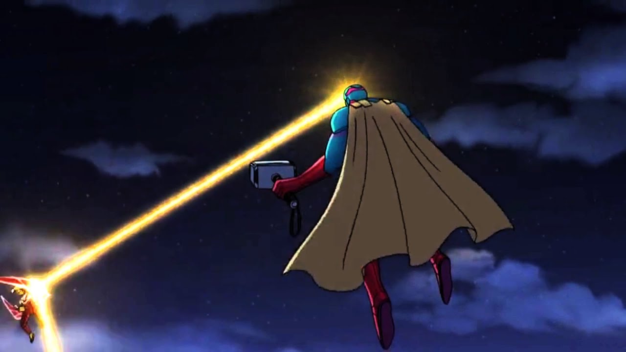 Avengers Assemble Vision Fight Scenes